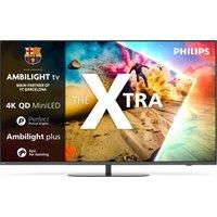65" PHILIPS The Xtra MLED950 QD-Mini LED 4K HDR Ambilight Smart TV with Freely - 65MLED950/12, Black
