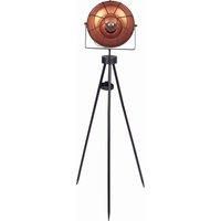 Luxform Dresden Industrial Solar Tripod LED Light Use in Garden, Patio, Table, Lawn, Bench, Wall for Decoration and Atmosphere IP44