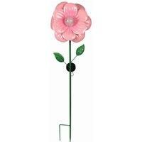 Luxform Pink Anemone Flower Solar Light-Pack of 2-Soft