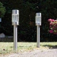 Luxform Lighting LED SolarTorino Post Light - Pack of 2