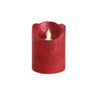 Kaemingk LED Waving Candle, Small, Christmas Red & Warm White