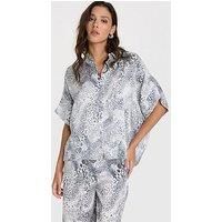 Alix The Label Animal Oversized Blouse