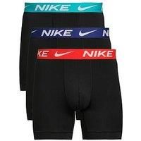 Nike Men/'s Boxer Brief 3pk Underwear, Blk-Pic Red/Dsty Cctus/Dp Rylwb, XL