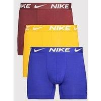 Nike Essential Micro 3 Pack Boxer Briefs - Assorted - Multi