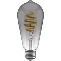 Hombli Smart Filament Bulb ST64 / E27 – 5.5W, Smokey – Energy-Saving LED Bulb, Adjustable Warm to Cool White Light, Voice Control, No Hub Required, Tuya Smart Compatible
