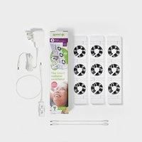 SpeedComfort Radiator Fan Trio Set – Set of 3 radiator fans – White - Energy efficient – 2x faster heating - Up to 22% energy savings – Easy to install – Whisper quiet - Dutch product