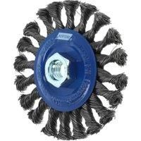 Norton Expert Twisted Knotted Steel Wire Stripping Wheel - 115mm