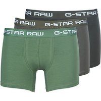 G-STAR RAW Men's Classic Trunk Color 3-Pack Underwear, Multicolor (gs Grey/Asfalt/Bright Jungle 2058-8529), Small (Pack of 3)
