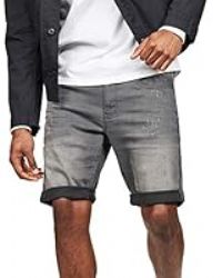 G-STAR 3301 Slim Denim Shorts Shorts Men/'s , Blue (Lt Aged Destroy D10481-6132-1243) , 30W