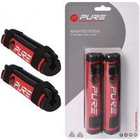 Pure2Improve Unisex Pure 2 Improve - Weighted Sleeve Training Aid Golf Speed Weights, Red Black