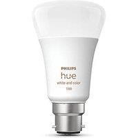 Philips Hue White & Colour Ambiance Single Smart Bulb LED [B22 Bayonet Cap] - 1100 Lumens (75W equivalent). Works with Alexa, Google Assistant and Apple Homekit