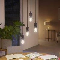 Philips Hue NEW White Ambiance Filament Smart Light Bulb [E27 Edison Screw] With Bluetooth. Works with Alexa, Google Assistant and Apple Homekit