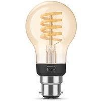 Philips Hue White Ambiance Filament Single Smart LED Bulb [B22 Bayonet Cap] - 550 Lumens. Works with Alexa, Google Assistant and Apple Homekit