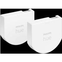Philips Hue Smart Wall Switch Module Twin Pack. Works with Alexa, Google Assistant and Apple Homekit, Black
