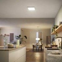 Philips LED Panel Square Ceiling Light SceneSwitch Dimmable 4000K 12W [Cool White - White]. for Indoor Lighting, Livingroom and Bedroom