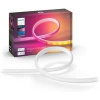 Philips Hue Gradient Lightstrip [2m] White & Colour Ambiance Smart LED Base Kit. Works with Alexa, Google Assistant and Apple Homekit