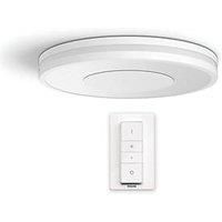 Philips Hue New Being White Ambiance Smart Ceiling Light [White] with Dimmer Switch Included, with Bluetooth, Works with Alexa, Google Assistant and Apple Homekit