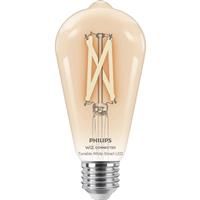 Philips WiZ LED Clear Filament Tunable White Smart Light Bulb ST64 E27 7W
