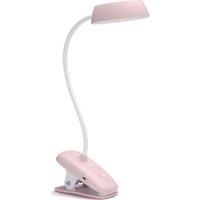 PHILIPS LED Donutclip Adjustable 3W Light with USB [Cool White - Pink] for Home Indoor Lighting, Reading, Study, Bedroom