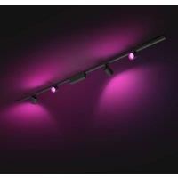 Philips Hue Perifo Track Lighting, Metal, 5.3 W, Black