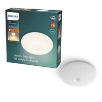 PHILIPS LED Mauve Ceiling Light with Motion Sensor 6W 2700K [Warm White - White] for Home Indoor Lighting, Livingroom, Bedroom and Dining