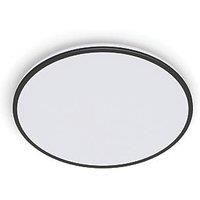 Philip's Ozziet Flush Ceiling Light - 22W - Dia.40cm Black-Very Good Refurbished