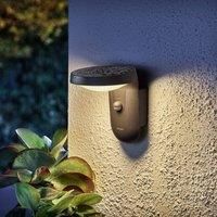 Philip's LED PIR Outdoor Light - Tyla 9W Pedestal Wall Lamp, Warm White