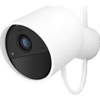Philips Hue Secure Wired Smart 1080p Security Camera White Indoor or Outdoor Easy to Install Two-Way Communication Works with the Security Center in the Hue app