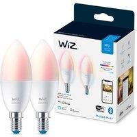 WIZ CONNECT Colour Smart Candle Light Bulb  E14 Twin Pack  Currys