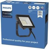 Philips Projectline LED Floodlight [10 Watts - 3000K White Light] for Outdoor Commercial Lighting (911401862284)