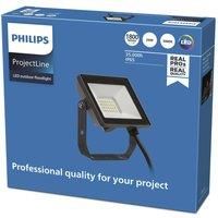 Philips Projectline LED Floodlight [20 Watts - 3000K White Light] for Outdoor Commercial Lighting (911401862384)
