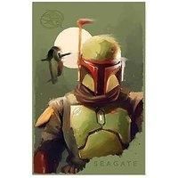Seagate FireCuda Boba Fett Drive Special Edition, 2 TB, External Hard Drive, Officially-Licensed - 2.5", USB 3.2 Gen 1 Red LED RGB lighting, 3 Year Rescue Services (STKL2000406)