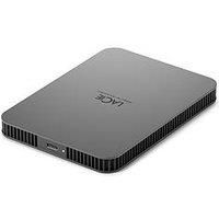 LaCie Mobile Drive Secure 2TB, Portable External Hard Drive 2.5 Inch Mac & PC Space Grey, Data Rescue Service (STLR2000400)