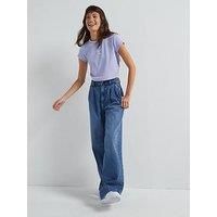 Calvin Klein Jeans Monogram Cropped T-Shirt - Purple