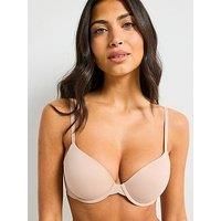 Calvin Klein Perfectly Fit Full Coverage Bra - Beige