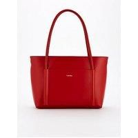 Calvin Klein Medium Shopper Bag - Red