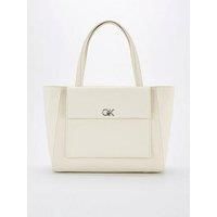 Calvin Klein Medium Shopper Tote Bag - White