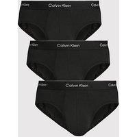 Calvin Klein 3 Pack Of Icon Cotton Stretch 3 Pack Hip Briefs - Black
