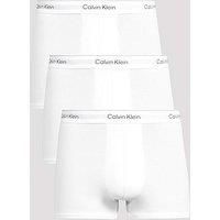 Calvin Klein 3 Pack Of Icon Cotton Stretch 3 Pack Trunks - White