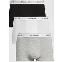Calvin Klein Icon Cotton Stretch 3 Pack Low Rise Trunks - Assorted