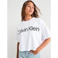 Calvin Klein Jeans Short Sleeve 20S Classic Logo T-Shirt - White