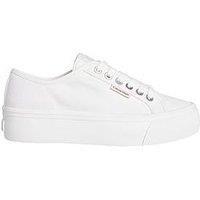 Calvin Klein Platform Ck Trainer - White