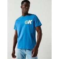 Calvin Klein Jeans Sport Logo Graphic T-Shirt - Blue