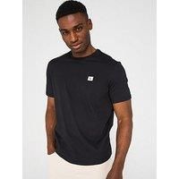 Calvin Klein Men/'s Short Sleeve Badge Classic Cotton Jersey T-Shirt, Black (Black), S