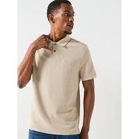 Calvin Klein Refined Classic Tipped Polo Shirt - Black