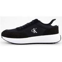 Calvin Klein Athleisure Nylon Mix Runner Trainers - Black