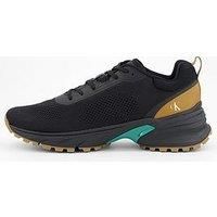 Calvin Klein Hike Runner Tech Knit Trainers - Black