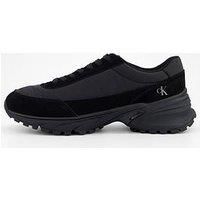 Calvin Klein Nylon Mix Hike Runner Trainers - Black