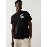 Calvin Klein Jeans 20S Bauhaus Logo Graphic T-Shirt - Black