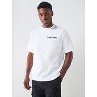 Calvin Klein Jeans Bauhaus Embroidered Logo T-Shirt - White